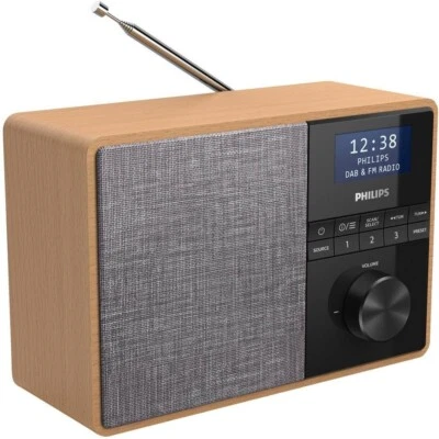 Philips TAR5505/10 - Küchenradio - Digitalradio - Bluetooth - DAB+ - FM - braun - Bild 1 von 3