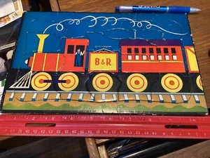 BUILT-RITE STA-IN-PLACE B&R RAILROAD PUZZLE SEE PHOTOS - Picture 1 of 3