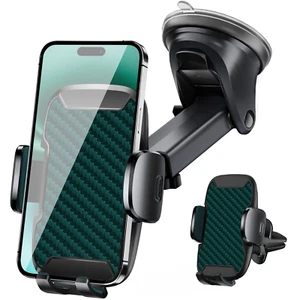 Upgraded 360° Car Phone Mount for Dash, Windshield & Vent, Fits 4–7" Phones - Picture 1 of 18