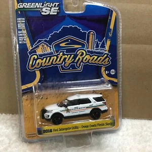 GREENLIGHT Country Roads 2016 Ford Interceptor Orange County Florida Sheriff - Picture 1 of 6
