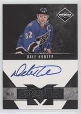 2011-12 Limited Men of Mayhem Signatures /99 Dale Hunter #7 Auto