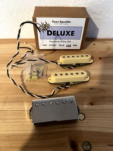 Juego HSS Deluxe Strat con puente PAF por tono específico. Se adapta a Fender Fat HSS Strat. - Imagen 1 de 2