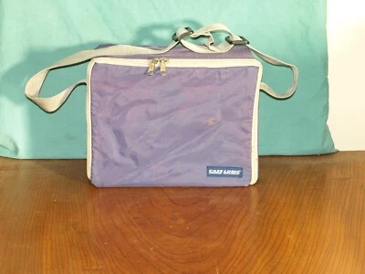 Vintage Case Logic CD Carry Case w/ shoulder strap - Holds 30 CD'S - Light Blue - Image 1 of 4