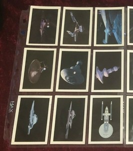STAR TREK  III -The Search for Spock -1984 - complete 20 Card ships Set - FTCC