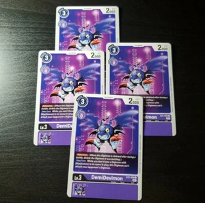 4x DemiDevimon EX1-056 - Común - Colección Digimon Clásica - Casi nuevo/m Juego - Imagen 1 de 1