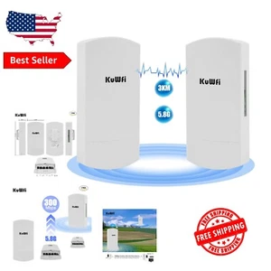 High-Speed 5.8G Point-to-Point Wireless Bridge - Seamless Outdoor Connection - Picture 1 of 11