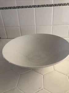 Vintage LAGARDO TACKETT For SCHMID PURE WHITE 1960 Ironstone Large Bowl 10" MCM - Picture 1 of 8