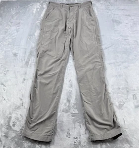 REI Outdoor Pants Mens 30x34 Gray Nylon Lightweight Hiking Travel - Picture 1 of 14