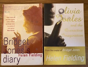 1 NEW 1 READ HELEN FIELDING BRIDGET JONES DIARY, OLIVIA JOULES & THE OVERACTIVE - Picture 1 of 3