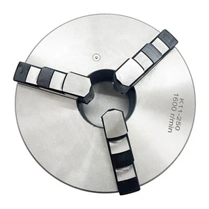 3 jaw Self-centering Lathe Chuck for Milling Machine Lathe Accessories 10 inch - Picture 1 of 12