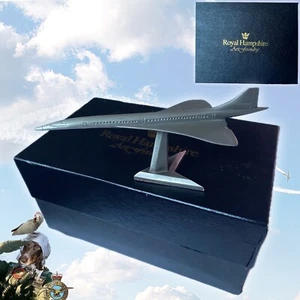ROYAL HAMPSHIRE ART FOUNDRY PEWTER AIRCRAFT COLLECTION, BRITISH AIRWAYS CONCORDE - Picture 1 of 2
