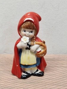 Rotkäppchen handbemalte Keramik Bilderbuch Glocke von J.S.N.Y. Vintage  - Bild 1 von 8