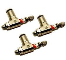(3) CAMOZZI Flow Control Right Angle GMCU 53-32 Valve-Meter In 5/32 tube 10-32