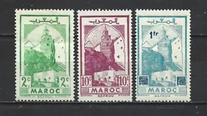 MOROCCO French 1939. Beautiful set 3 new stamps *. SEFROU Mosque (8976) - Picture 1 of 1