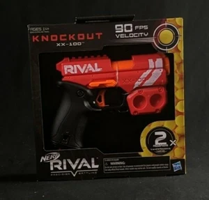 Nerf Rival Knockout XX-100 Blaster -- Round Storage, 90 FPS -- ROT - Bild 1 von 2