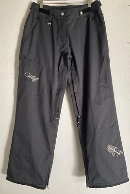 NUEVO CON ETIQUETAS MUJER O'NEILL CHILL PANTALÓN SNOWBOARD ESQUÍ PANTALONES M 10.000MM IMPERMEABLE NEGRO Foto 1 de 4