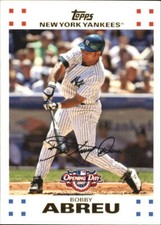 2007 TOPPS OPENING DAY BASEBALL ASSORTED SINGLES U-PICK