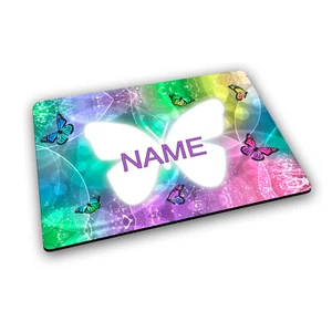 Platzset Kinder Schmetterling mit Name / Tischset personalisiert / Platzdecke - Bild 1 von 10
