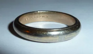 ANILLO DE BODA CHAPADO EN ORO Talla 9 Diseño Estándar - Imagen 1 de 2