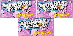3x Bubble Yum Original 10 Piezas Bubble Gum American Gum Pack - Imagen 1 de 3