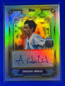 Osvaldo Ardiles Argentina Argentine Tango /250 Auto 2024-25 Topps Team Set AT-OA - Picture 1 of 3