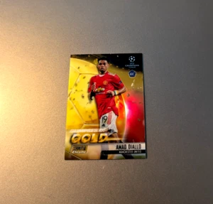 Amad Diallo RC Rookie - 2020 Topps Stadium Club Chrome - Glimpses Gold /50 - Bild 1 von 2