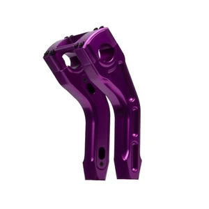Hoprousa 8" Height 1&1.25 inch Size Handlebar Riser 2" Pullback Purple One Piece - Picture 1 of 16
