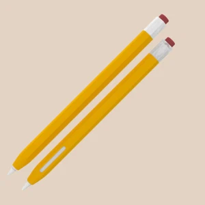 Retro Protective Case Silicone Sleeve for Pencil 1st 2nd Generation Skin Cover - Picture 1 of 20