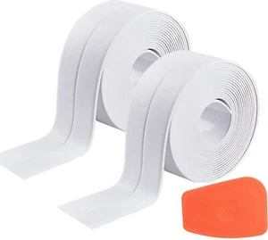 Tira selladora de baño de 2 rollos, sellador de tira de masilla autoadhesivo (126 x 1,5 pulgadas) - Imagen 1 de 9
