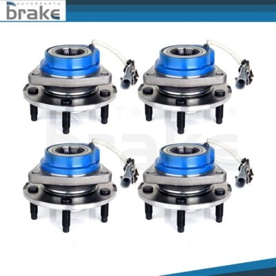 4 cojinetes de cubo de rueda delantera trasera para Chevrolet Impala Buick Lacrosse Lucerne Regal Foto 1 de 4