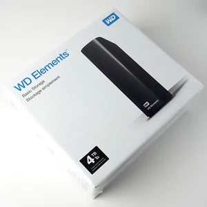 externe Festplatte / storage: WD Elements, 4 TB, neu, versiegelt, new, sealed - Bild 1 von 3
