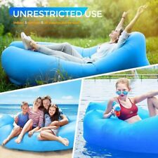 Relax In Comfort: Inflatable Lounger Air Sofa Hammock - Portable, Waterproof & L