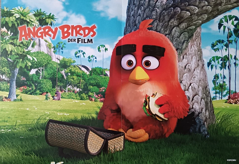 ANGRY BIRDS - A2 Poster (XL - 42x55cm)- Der Film Movie Plakat Filmplakat Magazin - Bild 1 von 1