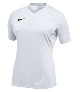 NIKE VaporKnit II White Black Short Sleeve Soccer Jersey Shirt Top Womens S M L - Picture 1 of 5