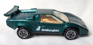 Caja de cerillas vintage Lamborghini Countach LP 500S 1985 verde metálico - Imagen 1 de 10