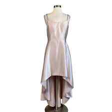 XSCAPE Women's Formal Dress Size 14P Pink Satin High Low Sleeveless Ball Gown