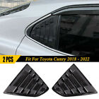 Carbon Fiber Abs Side Vent Window Scoop Louver Cover Trim For Toyota Camry 2018+