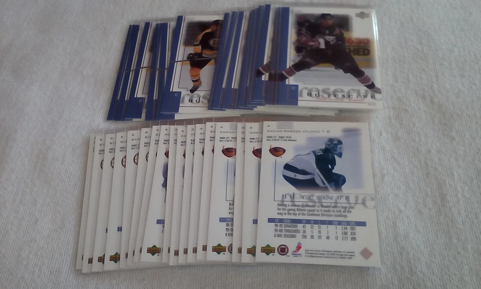 2000-01 UD Reserve NHL Partial Set  Pick your cards you need/want. - Image 1 of 4