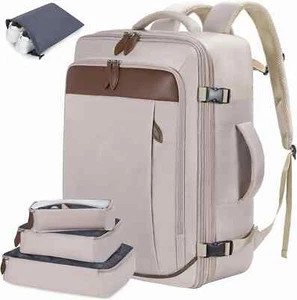 Handgepäck Rucksack mit 4 Packwürfeln 40L Reiserucksack für Männer und Frauen - Bild 1 von 8