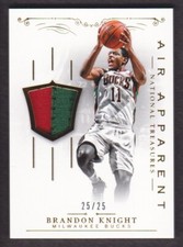 2013-14 National Treasures Basketball Air Apparent PATCH#11 Brandon Knight 25/25