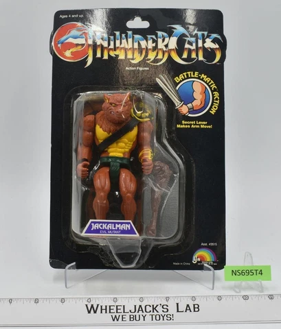 Jackalman Evil Mutant NEW SEALED Thundercats 1985 LJN Vintage Action Figure Cover