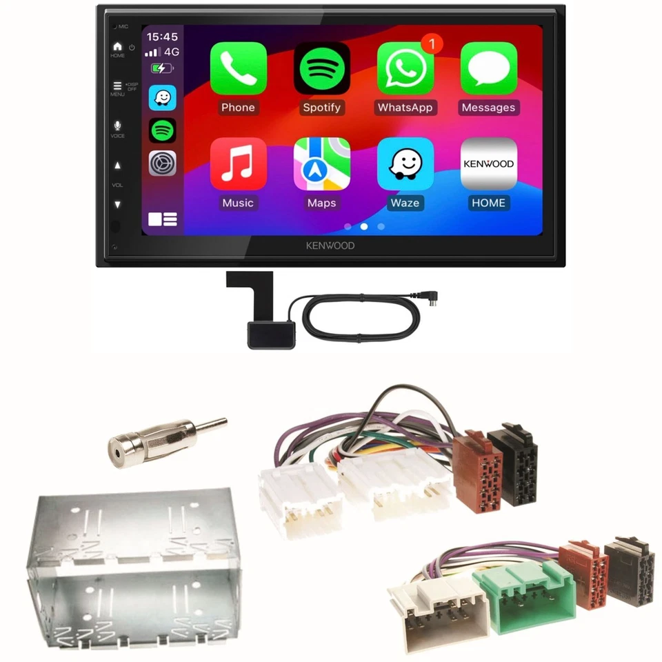 Kenwood DMX6523DABS Android Auto CarPlay Einbauset für Volvo S40 V40 850 - Bild 1 von 1