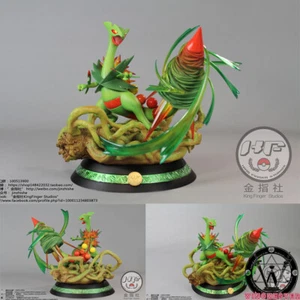 King Finger Studios Sceptile Resin Model Painted Statue In Stock Collection - Foto 1 di 5