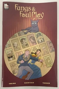 Fangs & Foul Play 2 Headless Gnomes Uncanny X-Men 141 Homage Cover Vampire Cat - Picture 1 of 2