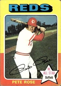 1975 Topps #320 Pete Rose - Foto 1 di 2