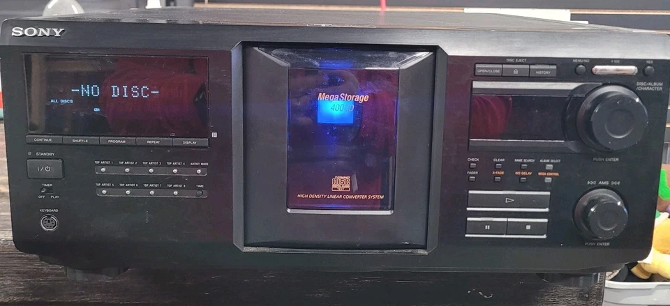SONY CDP-CX455 400 Disc Changer Tested  - Image 1 of 4