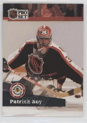 1991-92 Pro Set French Patrick Roy #304 HOF - Image 1 of 3