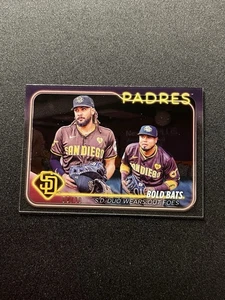 2024 Topps Update - Bold Bats Fernando Tatís Jr. Luis Arraez Clear Acetate /10 - Picture 1 of 3