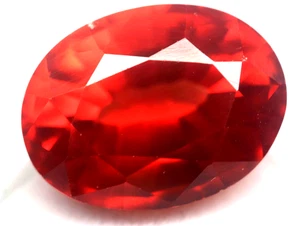 Piedra preciosa suelta corte ovalado zafiro naranja natural certificado 18,0 quilates 17x13 mm - Imagen 1 de 8