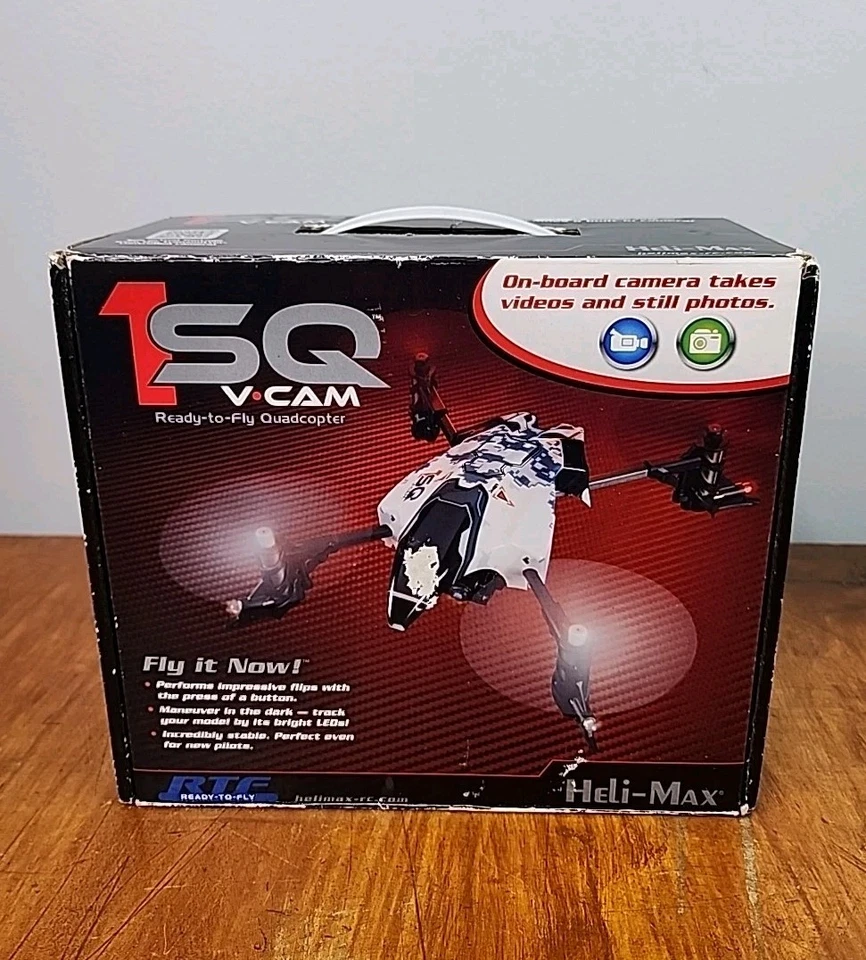 Heli-Max Quadcopter Ready to Fly 1SQ V-CAM - 2.4GHz HMXE0836 Open Box New - Image 1 of 4